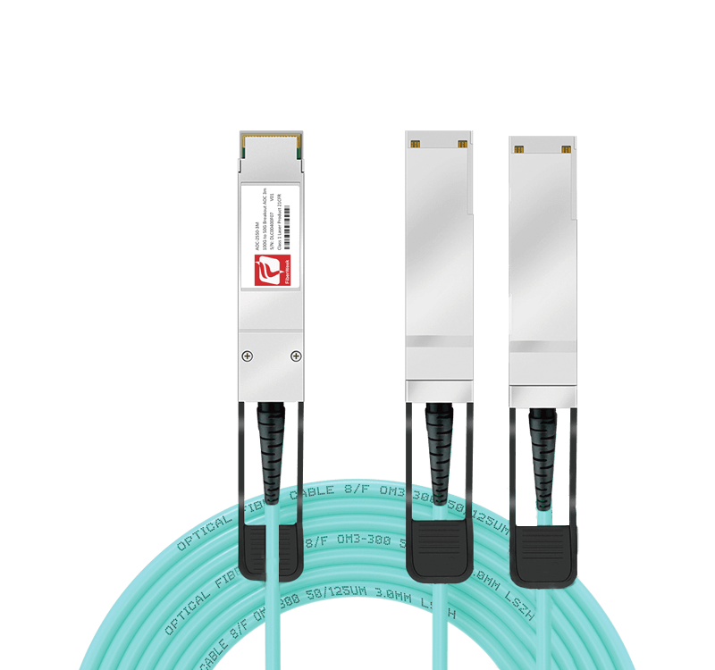 100G QSFP28 to 2x50G QSFP28 Breakout AOC Cables