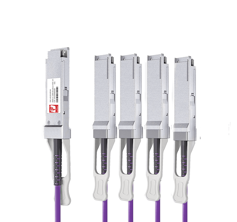 400G QSFP-DD to 4 x100G QSFP28 Active DAC Breakout Cable