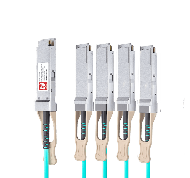 400G QSFP-DD to 4x100G QSFP56 AOC Breakout Cables