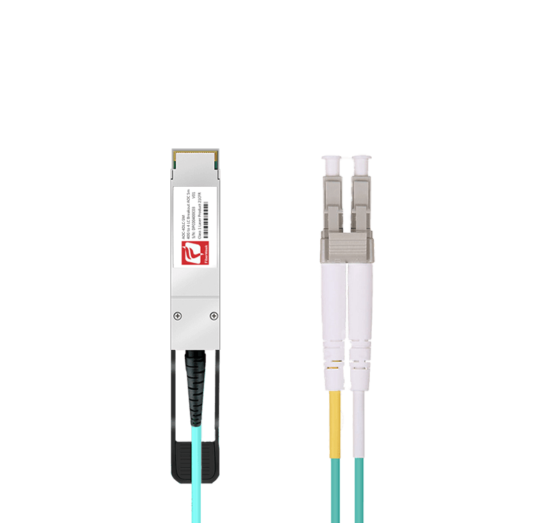 40G QSFP+ to 4 Duplex LC Breakout AOC Cable